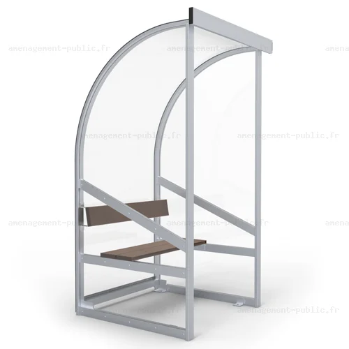 Banc de touche 2 places pour aménagement des stades